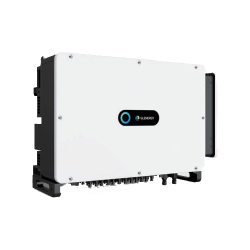 100-136KW three phase on grid solar inverter, front product photo