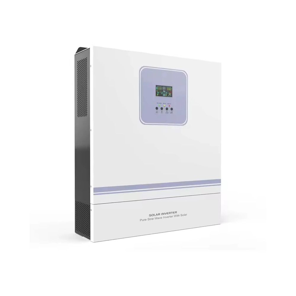 3KW-11KW hybrid solar inverter front view product photo