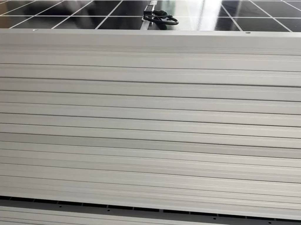 Aluminum frame of solar panel